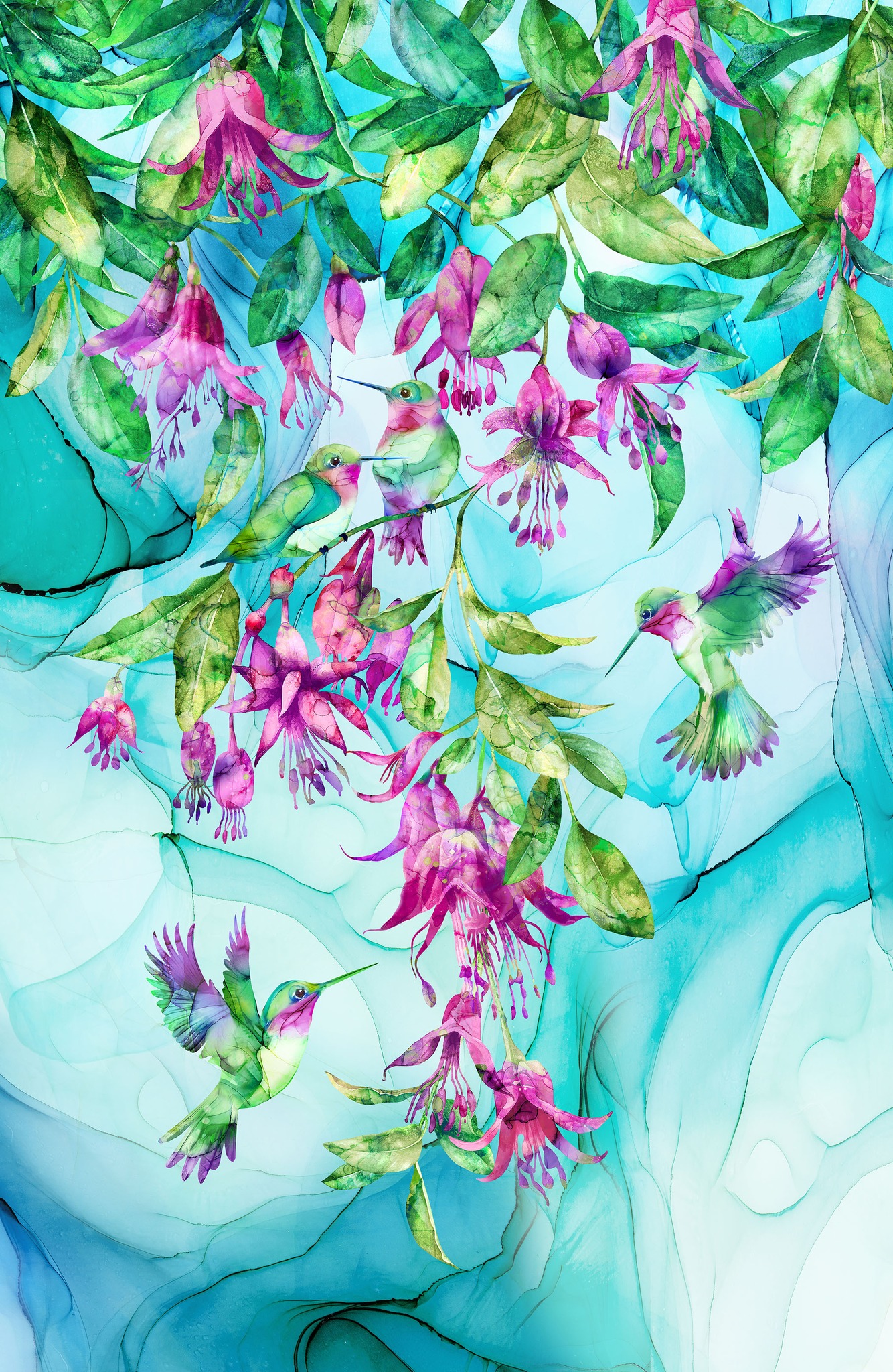 Trailing Fuchsia White - Image 3