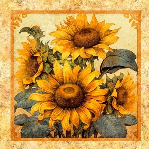 Sunflower Serenade Picture Patches Panel - Image 16
