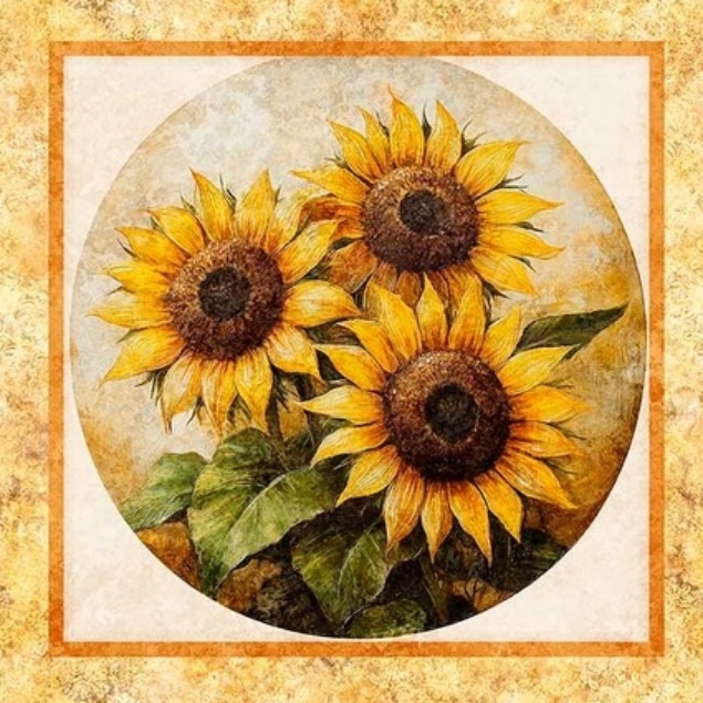 Sunflower Serenade Picture Patches Panel - Image 11