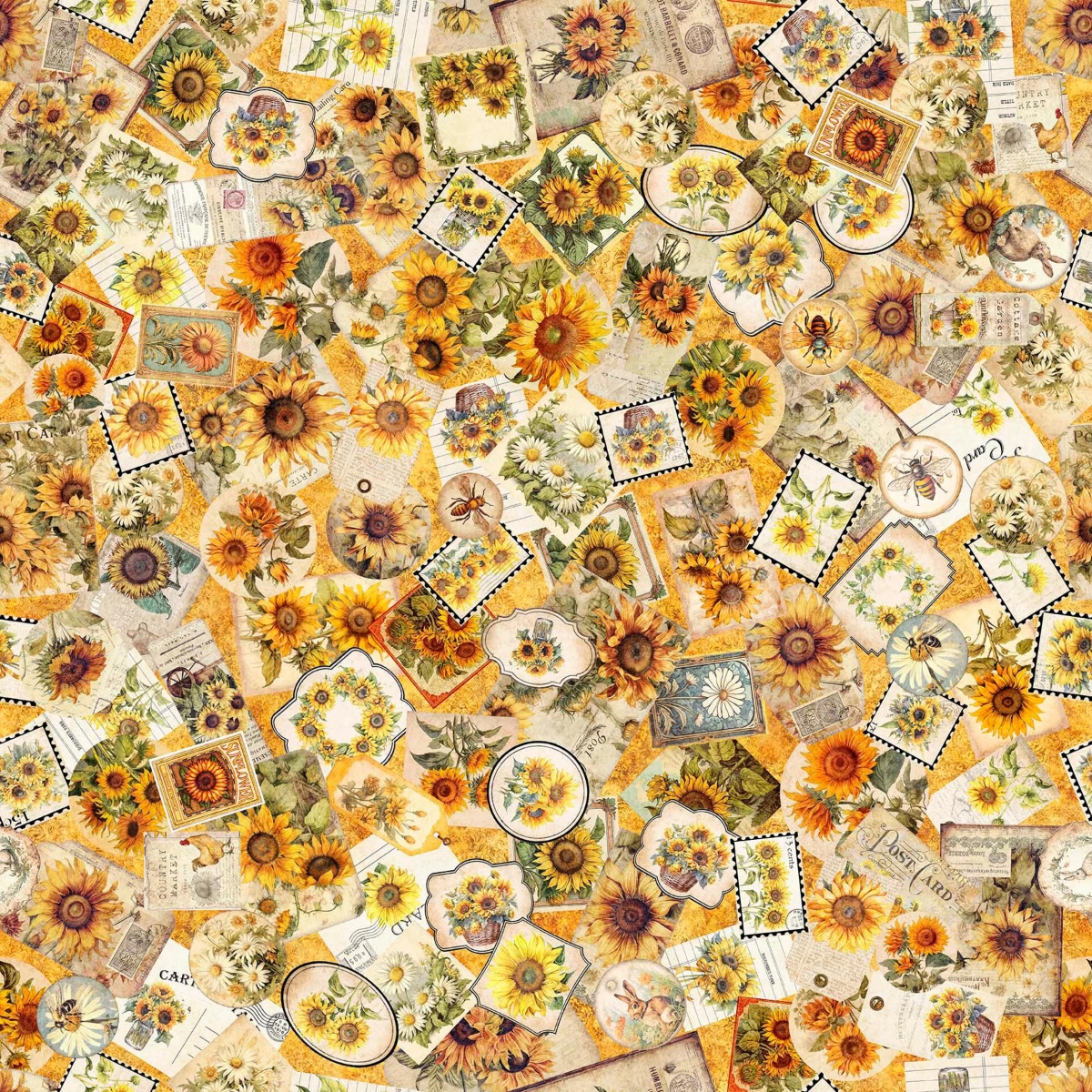 Sunflower Ephemera Orange
