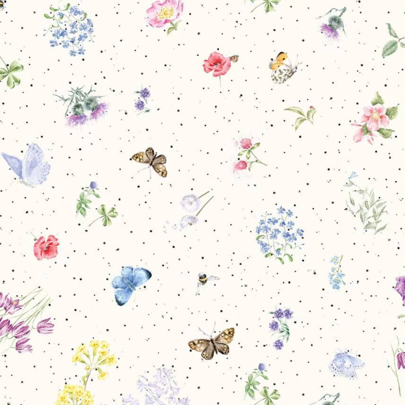Flowers and Butterflies Cream - Image 3