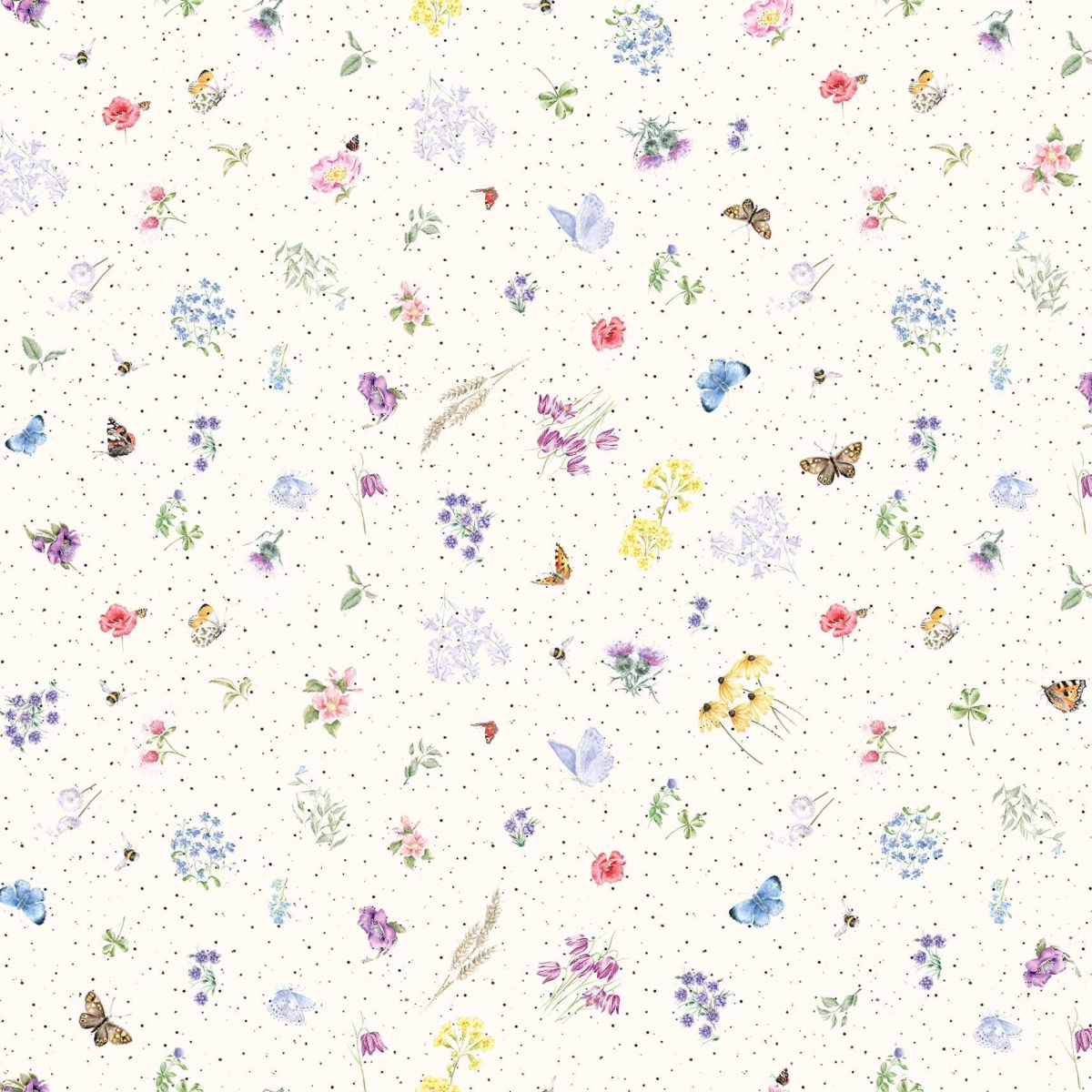 Flowers and Butterflies Cream