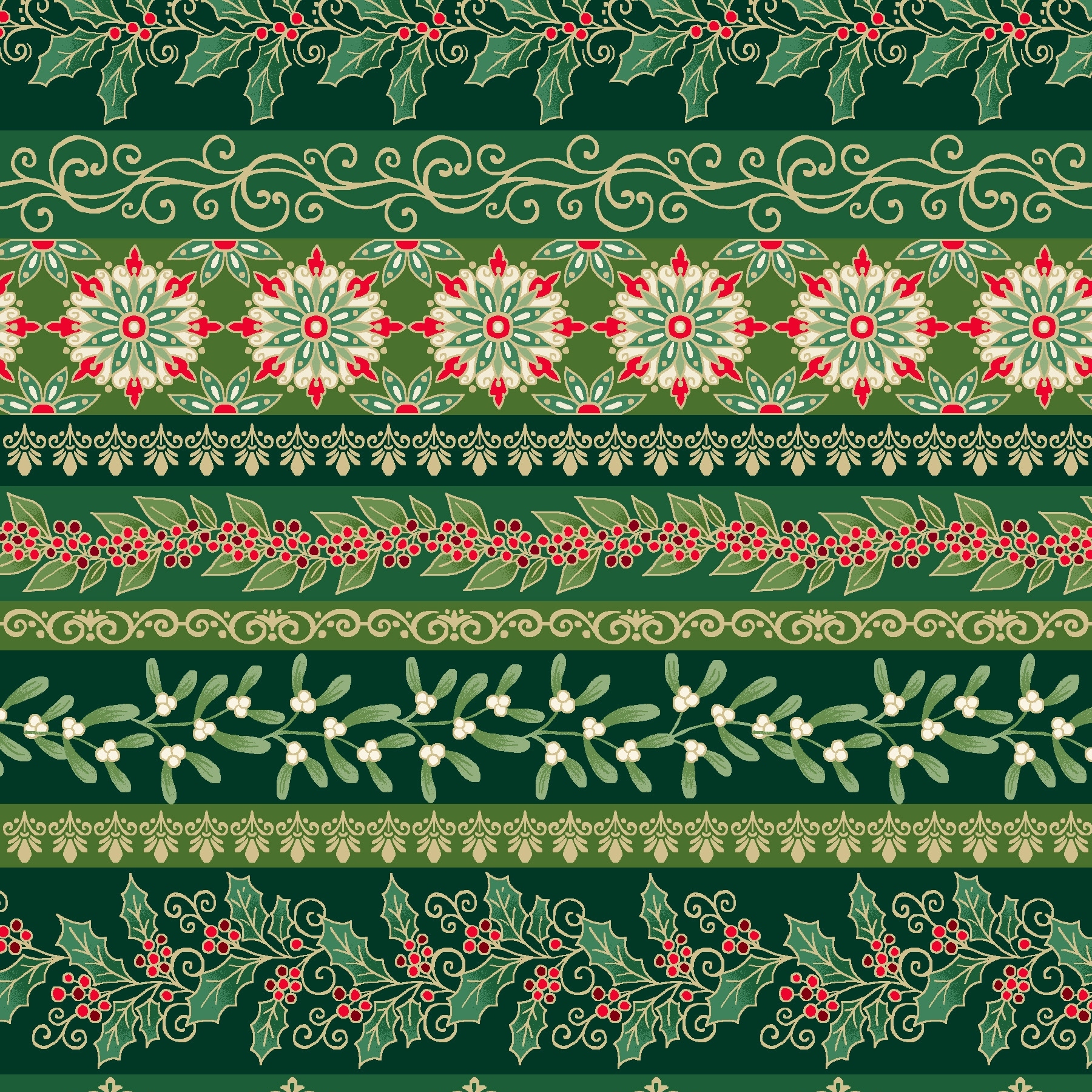 Adorn Garland Stripe Green - Image 3