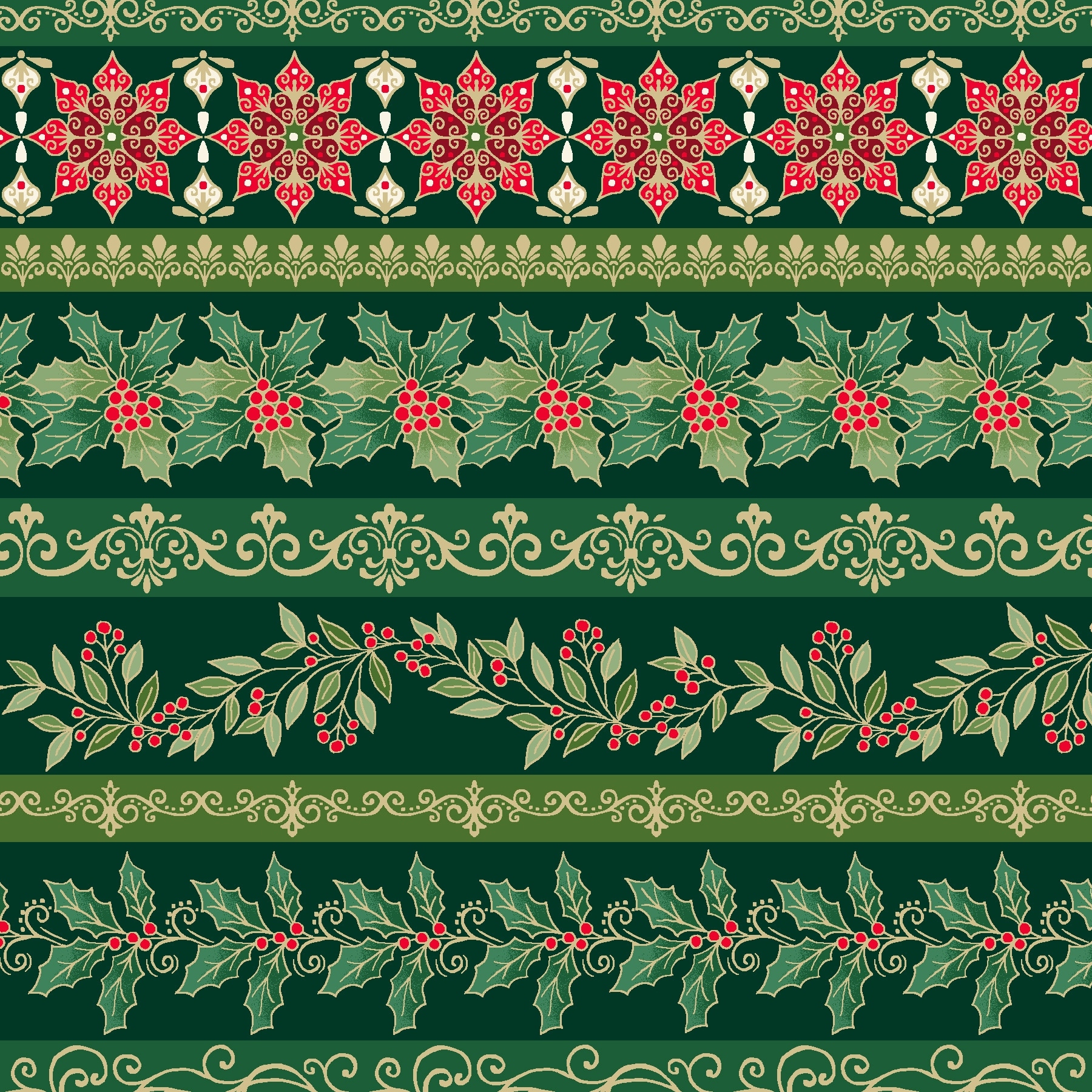 Adorn Garland Stripe Green - Image 4