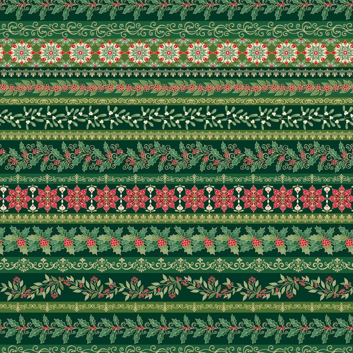 Adorn Garland Stripe Green - Image 2