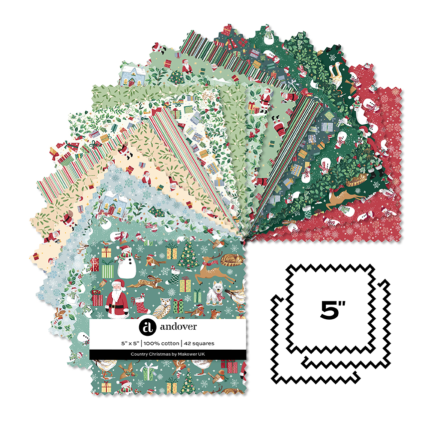 Country Christmas Charm Pack